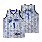 Camiseta Orlando Magic Tracy McGrady NO 1 Retro Blanco