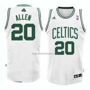 Camisetas Boston Celtics Ray Allen NO 20 Blanco