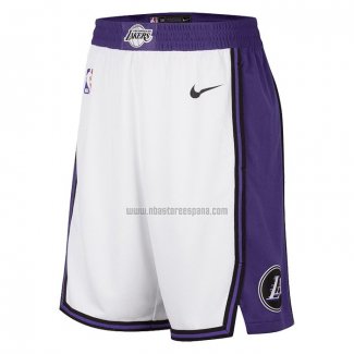 Pantalone Los Angeles Lakers Ciudad 2022-23 Blanco