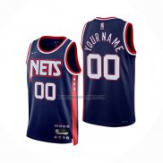 Camiseta Brooklyn Nets Personalizada Ciudad 2021-22 Azul