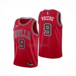 Camiseta Chicago Bulls Nikola Vucevic NO 9 Icon 2020-21 Rojo