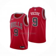 Camiseta Chicago Bulls Nikola Vucevic NO 9 Icon 2020-21 Rojo