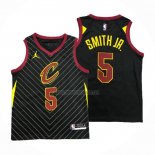 Camiseta Cleveland Cavaliers Dennis Smith Jr. NO 5 Statement 2020-21 Negro