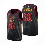 Camiseta Cleveland Cavaliers Kyle Korver NO 26 Statement Negro