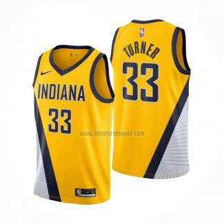 Camiseta Indiana Pacers Myles Turner NO 33 Statement 2019-20 Amarillo