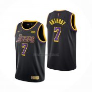 Camiseta Los Angeles Lakers Carmelo Anthony NO 7 Earned Negro