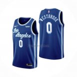 Camiseta Los Angeles Lakers Russell Westbrook NO 0 Classic 2021-22 Azul