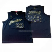 Camiseta Michael Jordan NO 23 Oro Negro