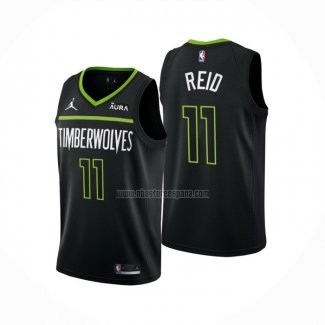 Camiseta Minnesota Timberwolves Naz Reid NO 11 Statement 2022-23 Negro