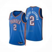 Camiseta Oklahoma City Thunder Shai Gilgeous-Alexander NO 2 Icon Azul