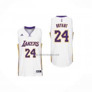 Camisetas Los Angeles Lakers Kobe Bryant NO 24 Blanco