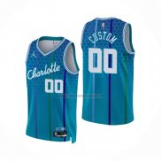 Camiseta Charlotte Hornets Personalizada Ciudad 2021-22 Verde