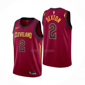 Camiseta Cleveland Cavaliers Collin Sexton NO 2 Icon Rojo