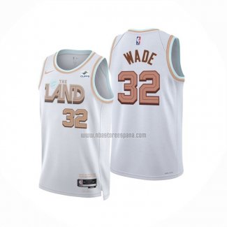 Camiseta Cleveland Cavaliers Dean Wade NO 32 Ciudad 2022-23 Blanco