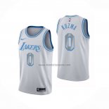 Camiseta Los Angeles Lakers Kyle Kuzma NO 0 Ciudad 2020-21 Blanco