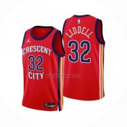 Camiseta New Orleans Pelicans Ej Liddell NO 32 Statement 2023-24 Rojo