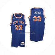 Camiseta New York Knicks John Starks NO 3 Retro Azul