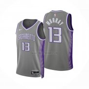 Camiseta Sacramento Kings Keegan Murray NO 13 Ciudad 2022-23 Gris