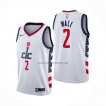 Camiseta Washington Wizards John Wall NO 2 Ciudad 2019-20 Blanco